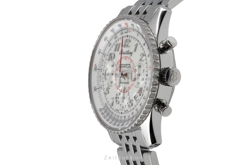 Breitling Montbrillant chronograph steel automatic men's watch AB013012/G735 LP: 9850EUR [2601597]