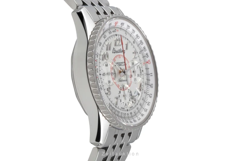 Breitling Montbrillant chronograph steel automatic men's watch AB013012/G735 LP: 9850EUR [2601597]