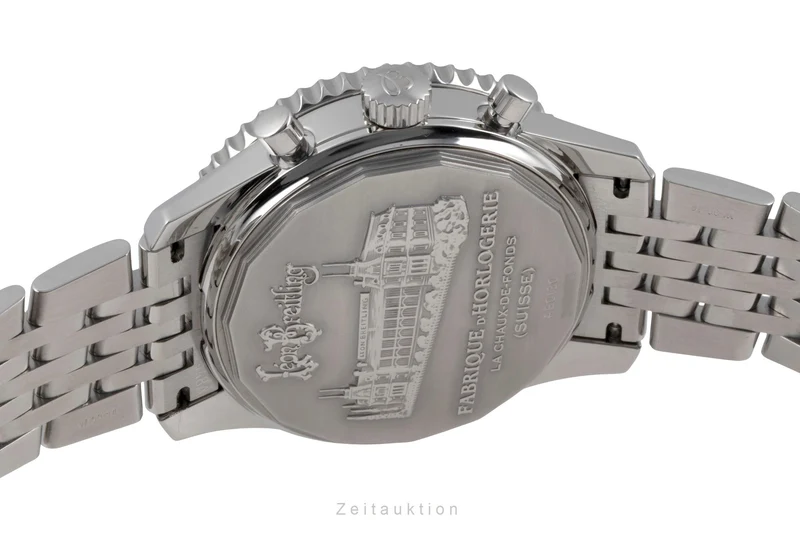 Breitling Montbrillant chronograph steel automatic men's watch AB013012/G735 LP: 9850EUR [2601597]