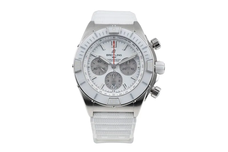 Breitling Chronomat chronograph steel automatic men's watch AB0136A71A1S1 LP: 10000EUR [2601463]