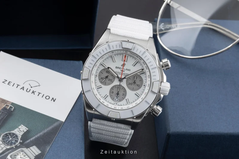 Breitling Chronomat chronograph steel automatic men's watch AB0136A71A1S1 LP: 10000EUR [2601463]