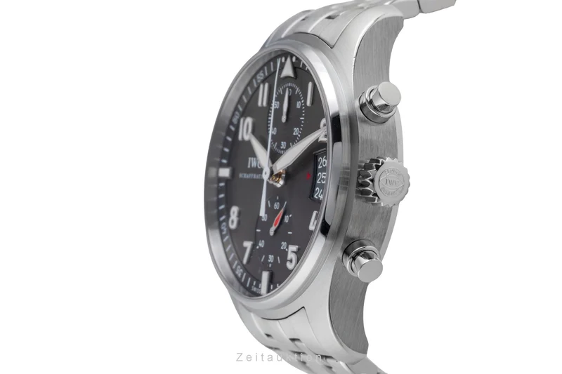 IWC Spitfire chronograph steel automatic men's watch IW387804 LP: 8800EUR [2504843]