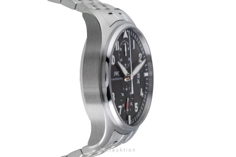 IWC Spitfire chronograph steel automatic men's watch IW387804 LP: 8800EUR [2504843]