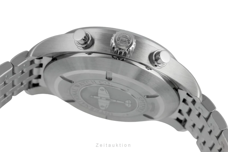 IWC Spitfire chronograph steel automatic men's watch IW387804 LP: 8800EUR [2504843]