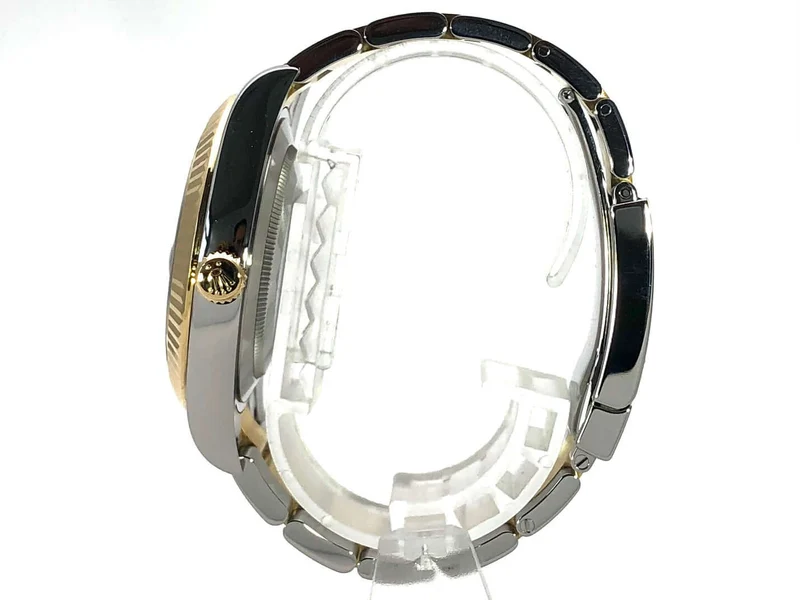 Rolex Datejust II 41 116333 Edelstahl Gelbgold Schwarz Arabisch LC100 aus 2015