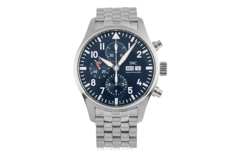 IWC Fliegerchronograph chronograph steel automatic men's watch IW377717 LP: 9500EUR [2504270]