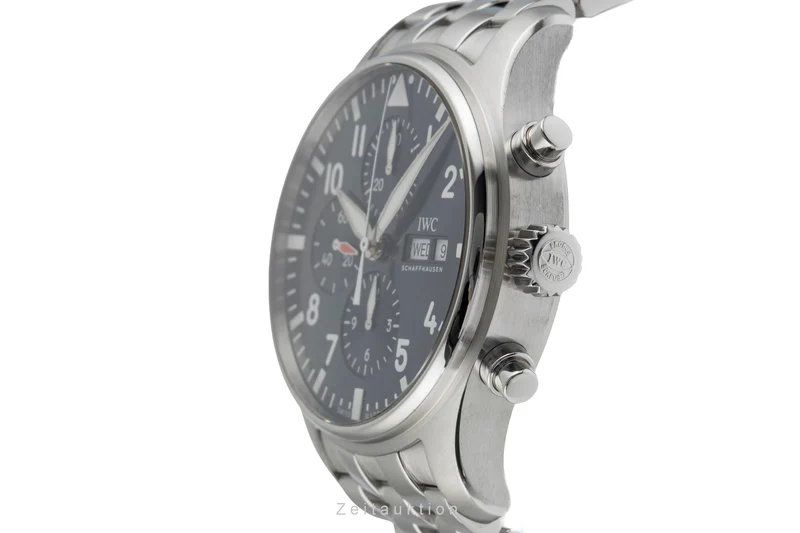 IWC Fliegerchronograph chronograph steel automatic men's watch IW377717 LP: 9500EUR [2504270]