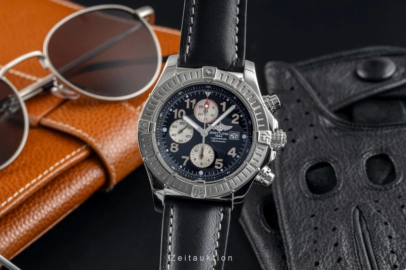 Breitling Super Avenger chronograph steel automatic men's watch A13370 [2503551]