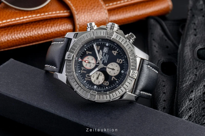 Breitling Super Avenger chronograph steel automatic men's watch A13370 [2503551]