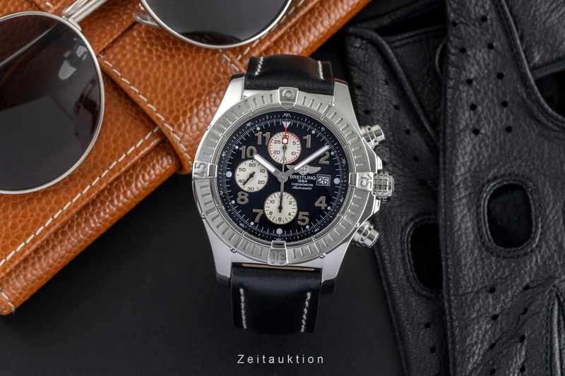 Breitling Super Avenger chronograph steel automatic men's watch A13370 [2503551]