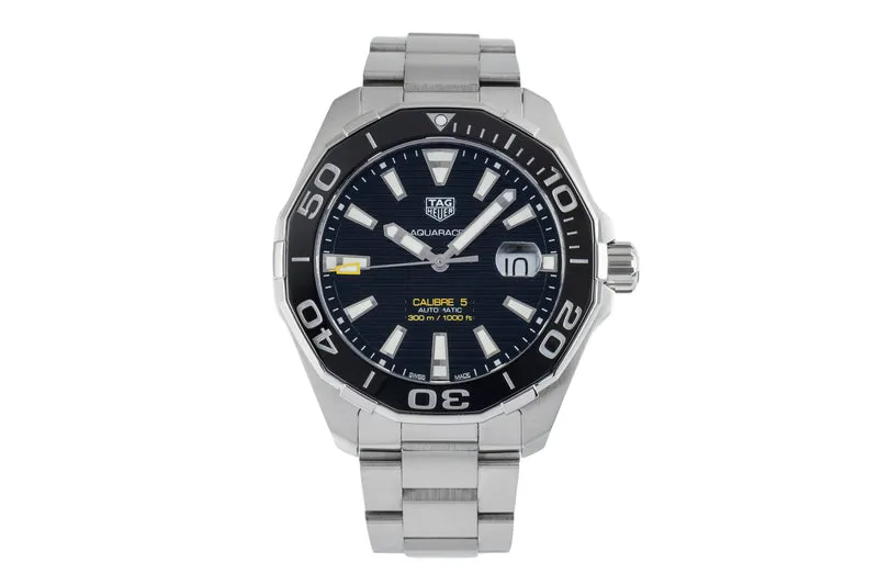 Tag Heuer Aquaracer steel automatic men's watch WAY201A [2504352]
