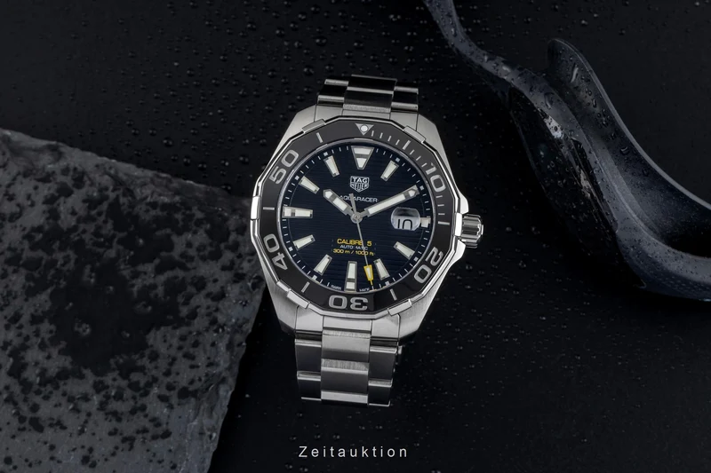 Tag Heuer Aquaracer steel automatic men's watch WAY201A [2504352]