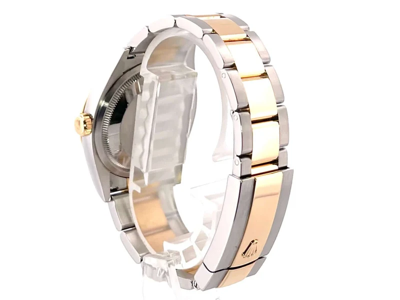 Rolex Datejust 36 Oystersteel Gelbgold 126233 Weiß Römisch