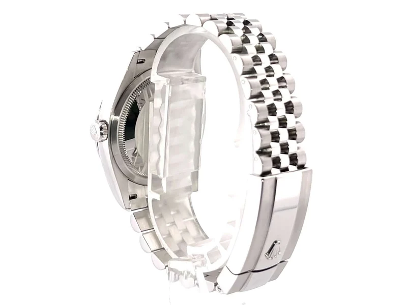 Rolex Datejust 36 Oystersteel 126200 Schiefergrau Römisch Jubile-Band