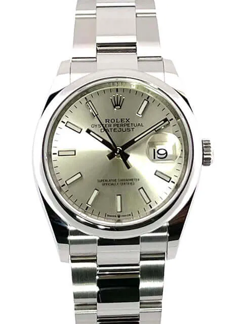 Rolex Datejust 36 Oystersteel 126200 Silber
