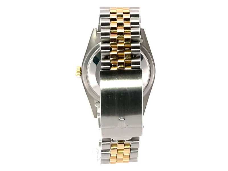 Rolex Datejust 36 Edelstahl Gelbgold 16233 Stahlfarben Arabisch Jubile-Band
