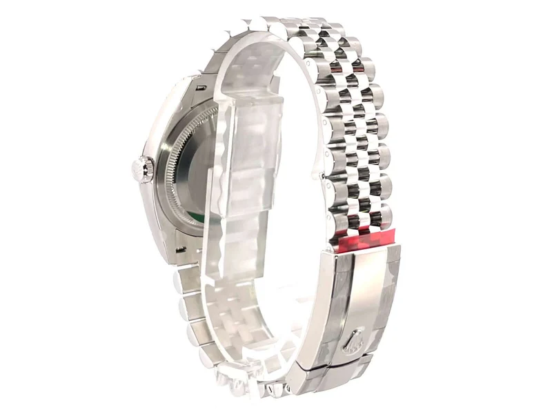 Rolex Datejust 36 Oystersteel Weißgold 126234 Blau Riffel Diamant Jubile-Band