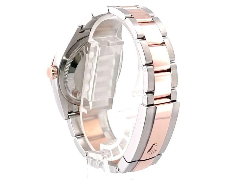 Rolex Datejust 36 Oystersteel Everose-Gold 126231 Schwarz Diamant