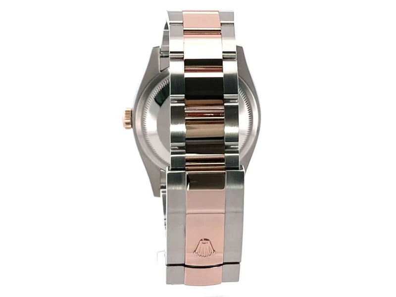 Rolex Datejust 36 Oystersteel Everose-Gold 126231 Schwarz Diamant
