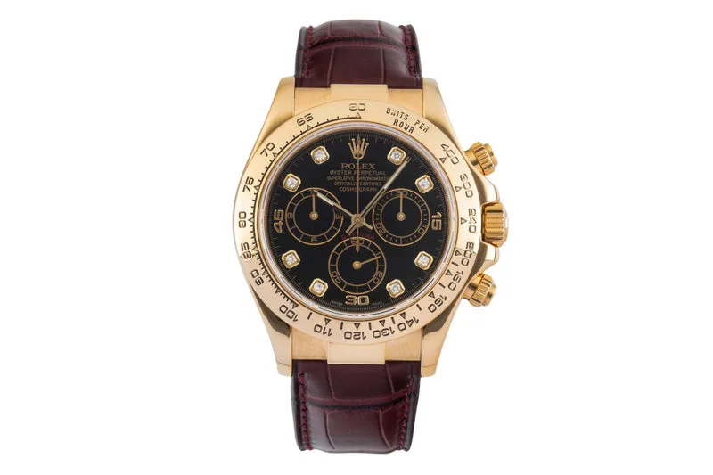 Rolex Daytona chronograph 18 ct gold automatic men's watch 116518 [2601383]