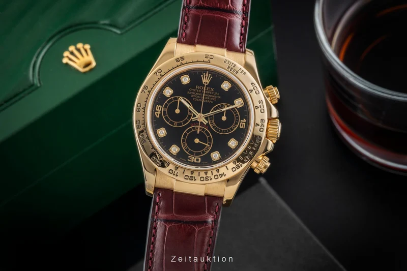 Rolex Daytona chronograph 18 ct gold automatic men's watch 116518 [2601383]