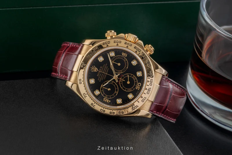 Rolex Daytona chronograph 18 ct gold automatic men's watch 116518 [2601383]