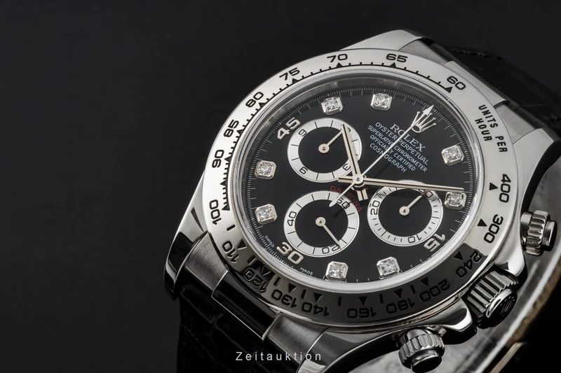 Rolex Daytona chronograph 18 ct white gold automatic men's watch 116519 [2601380]