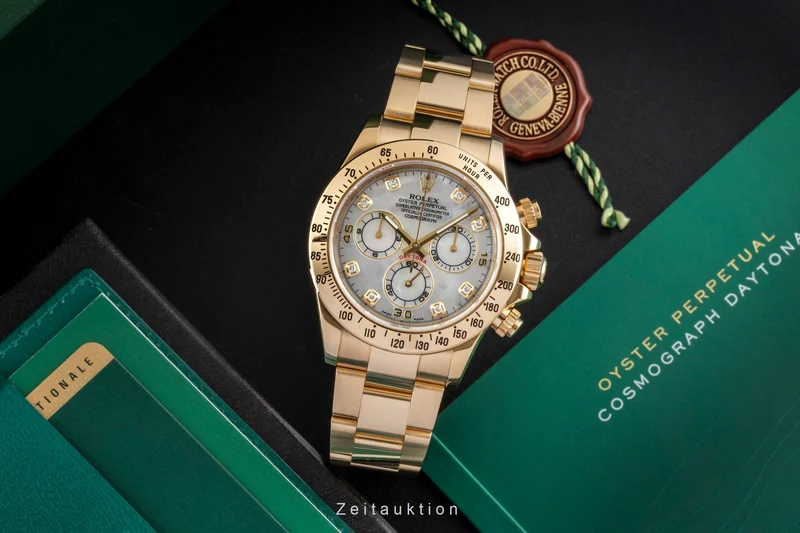 Rolex Daytona chronograph 18 ct gold automatic men's watch 116528 [2601384]