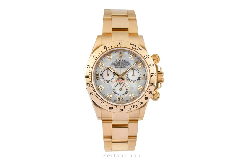 Rolex Daytona chronograph 18 ct gold automatic men's watch 116528 [2601384]