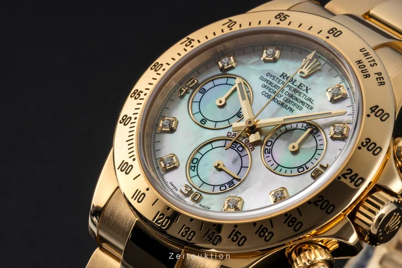 Rolex Daytona chronograph 18 ct gold automatic men's watch 116528 [2601384]
