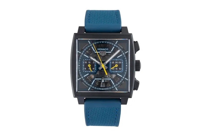 Tag Heuer Monaco chronograph titanium automatic men's watch CBL2188.FT6261 LP: 11650EUR [2601669]