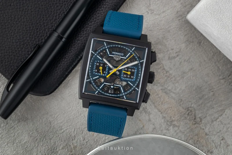 Tag Heuer Monaco chronograph titanium automatic men's watch CBL2188.FT6261 LP: 11650EUR [2601669]