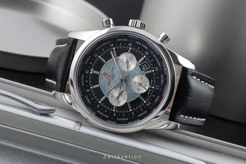 Breitling Transocean chronograph steel automatic men's watch AB0510U4/BB62 [2601399]