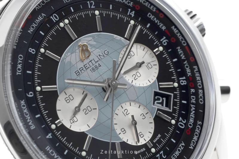 Breitling Transocean chronograph steel automatic men's watch AB0510U4/BB62 [2601399]