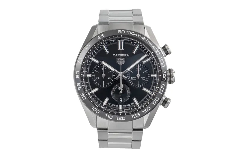 Tag Heuer Carrera chronograph steel automatic men's watch CBN2A1B.BA0643 LP: 6450EUR [2503349]