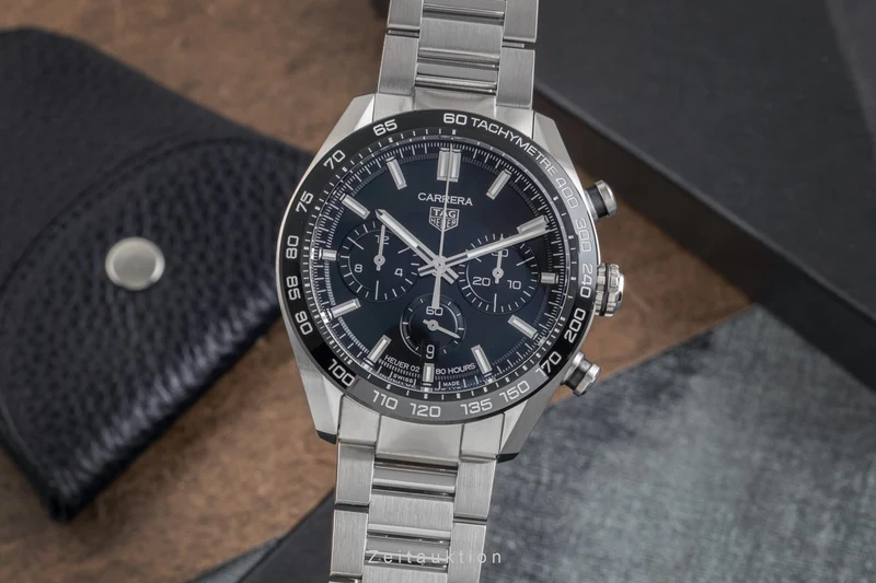 Tag Heuer Carrera chronograph steel automatic men's watch CBN2A1B.BA0643 LP: 6450EUR [2503349]