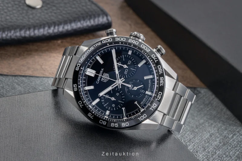 Tag Heuer Carrera chronograph steel automatic men's watch CBN2A1B.BA0643 LP: 6450EUR [2503349]