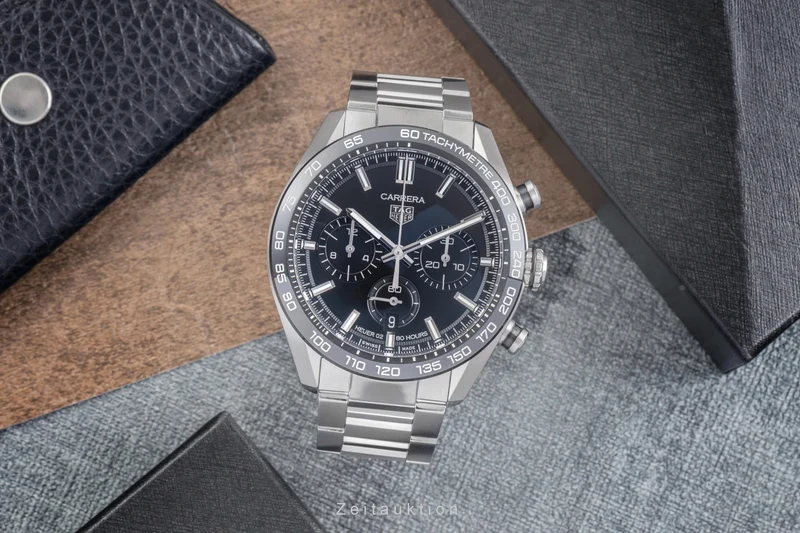 Tag Heuer Carrera chronograph steel automatic men's watch CBN2A1B.BA0643 LP: 6450EUR [2503349]