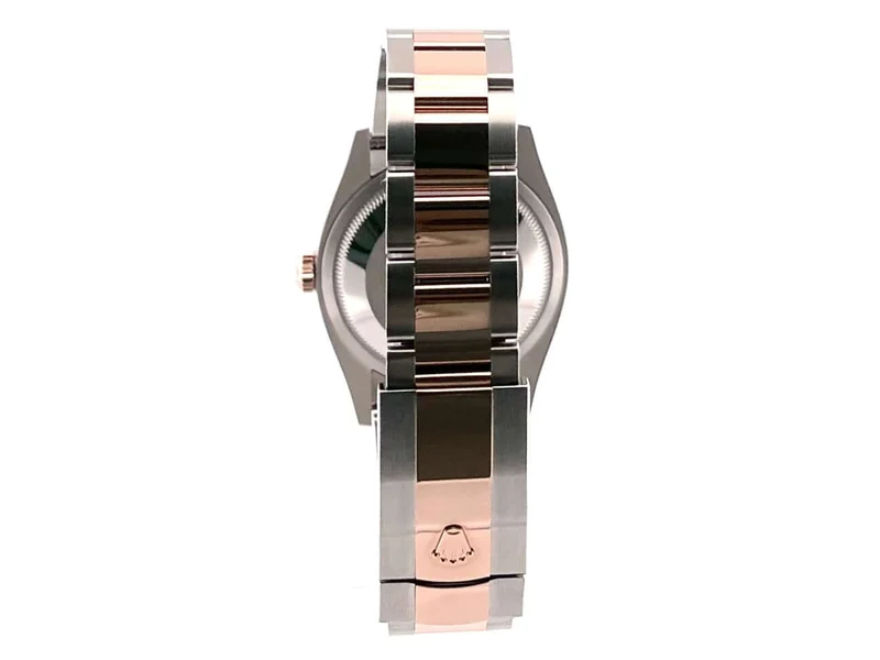 Rolex Datejust 36 Oystersteel - Everose-Gold 126231 Schiefergrau Riffelmuster DIA