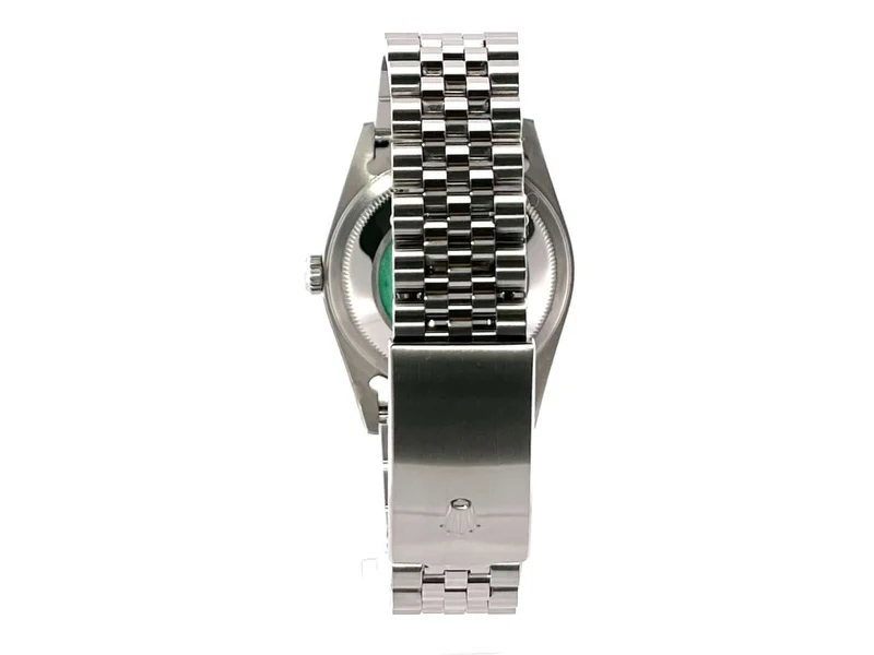 Rolex Datejust 36 Edelstahl 16200 Weiß Jubile-Band