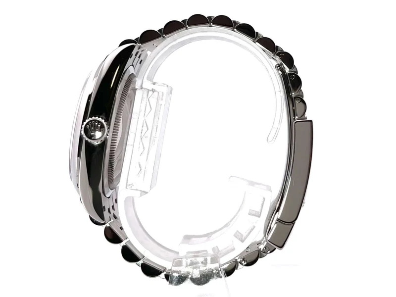 Rolex Datejust 36 Oystersteel 126200 Schwarz Jubile-Band