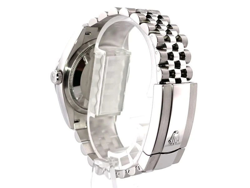Rolex Datejust 36 Oystersteel 126200 Schwarz Jubile-Band