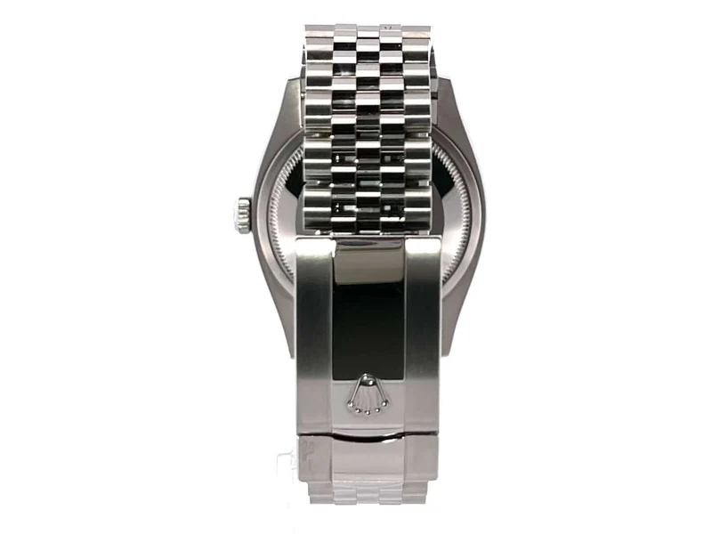 Rolex Datejust 36 Oystersteel 126200 Schwarz Jubile-Band