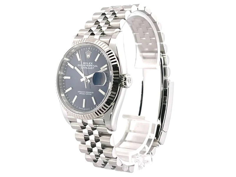 Rolex Datejust 36 Oystersteel Weißgold 126234 Blau Jubile-Band aus 2020