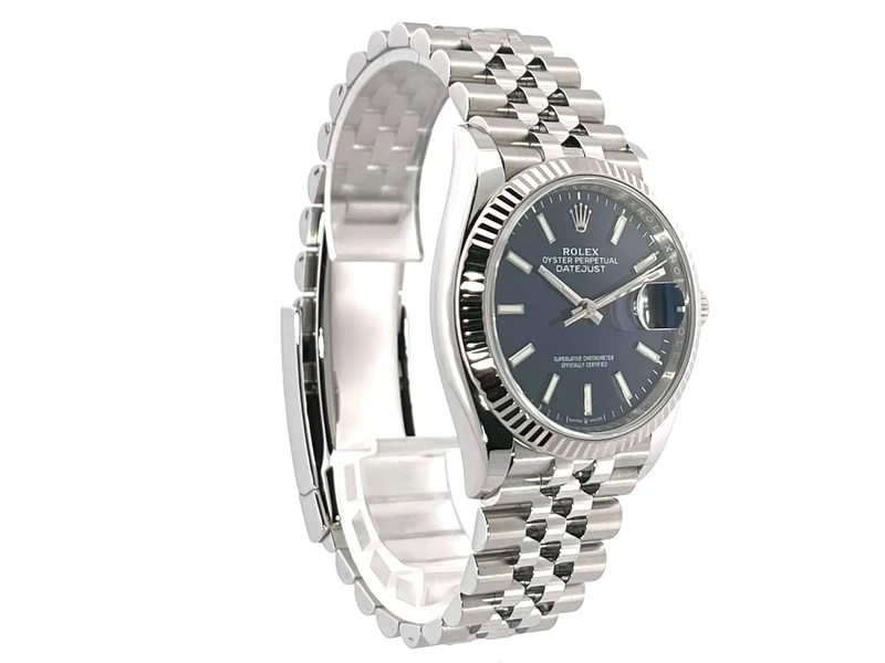 Rolex Datejust 36 Oystersteel Weißgold 126234 Blau Jubile-Band aus 2020