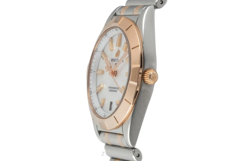 Breitling Chronomat steel / gold quartz women's watch U77310101A2U1 LP: 8800EUR [2601314]