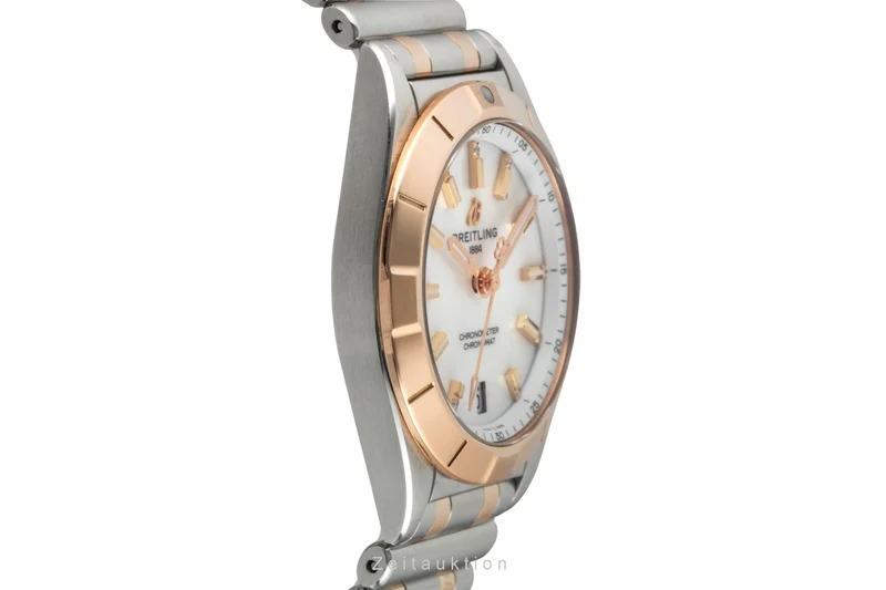 Breitling Chronomat steel / gold quartz women's watch U77310101A2U1 LP: 8800EUR [2601314]
