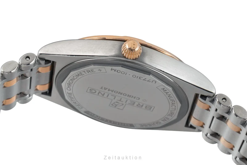 Breitling Chronomat steel / gold quartz women's watch U77310101A2U1 LP: 8800EUR [2601314]