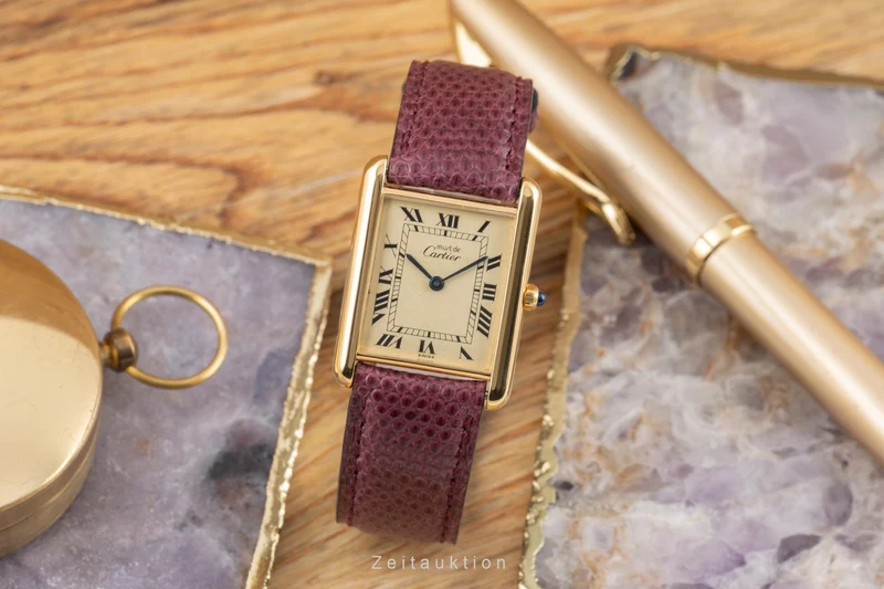 Cartier Tank silver-gilt quartz unisex 681006 [2506829]