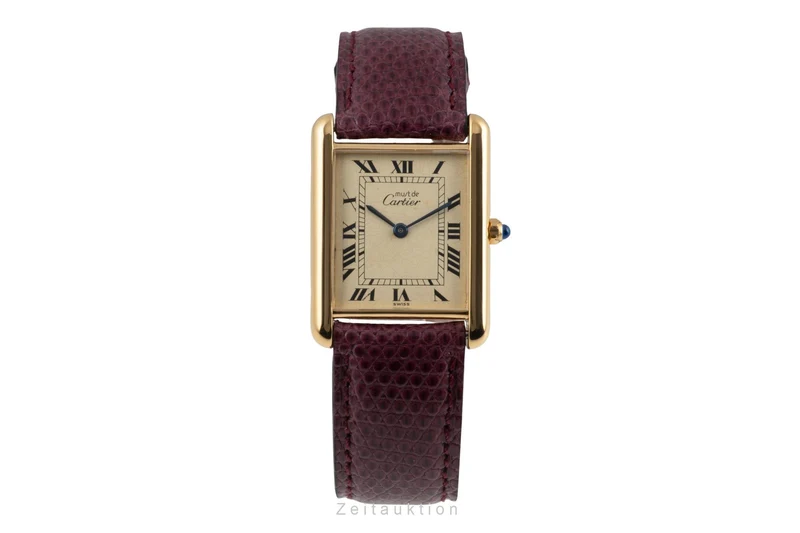 Cartier Tank silver-gilt quartz unisex 681006 [2506829]